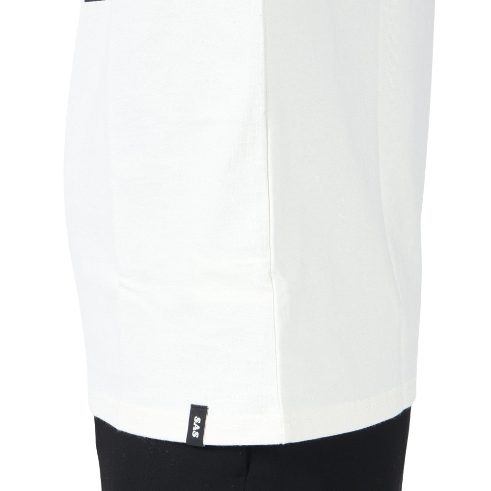 エスエーエス（S.A.S）（メンズ）半袖Tシャツ メンズ カレッジロゴ SAS2247202-5:OFF
