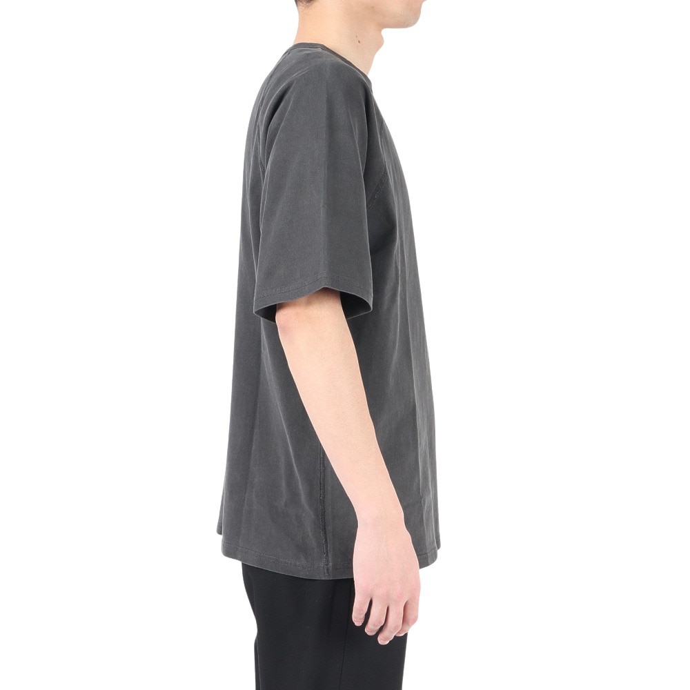 エスエーエス（S.A.S）（メンズ）半袖Tシャツ メンズ フラットシーマピグメント SAS2247203-17:CHARCOAL