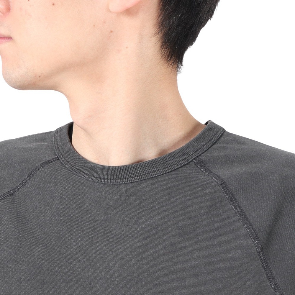 エスエーエス（S.A.S）（メンズ）半袖Tシャツ メンズ フラットシーマピグメント SAS2247203-17:CHARCOAL