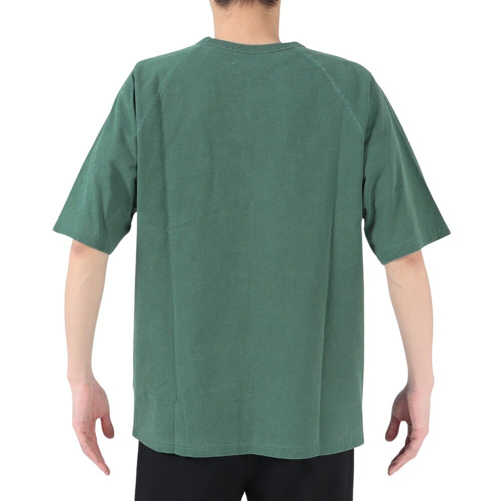 エスエーエス（S.A.S）（メンズ）半袖Tシャツ フラットシーマピグメント SAS2247203-65:GREEN