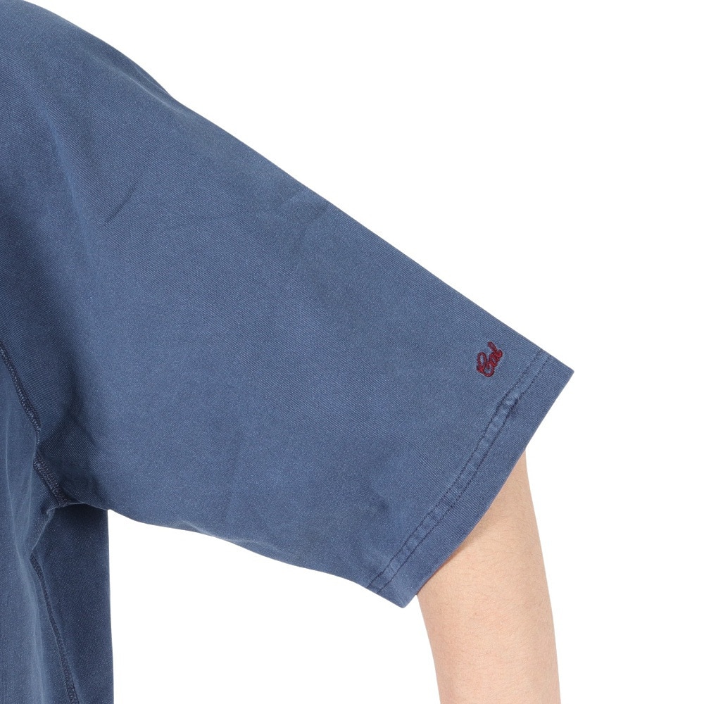 エスエーエス（S.A.S）（メンズ）半袖Tシャツ メンズ フラットシーマピグメント SAS2247203-79:NAVY