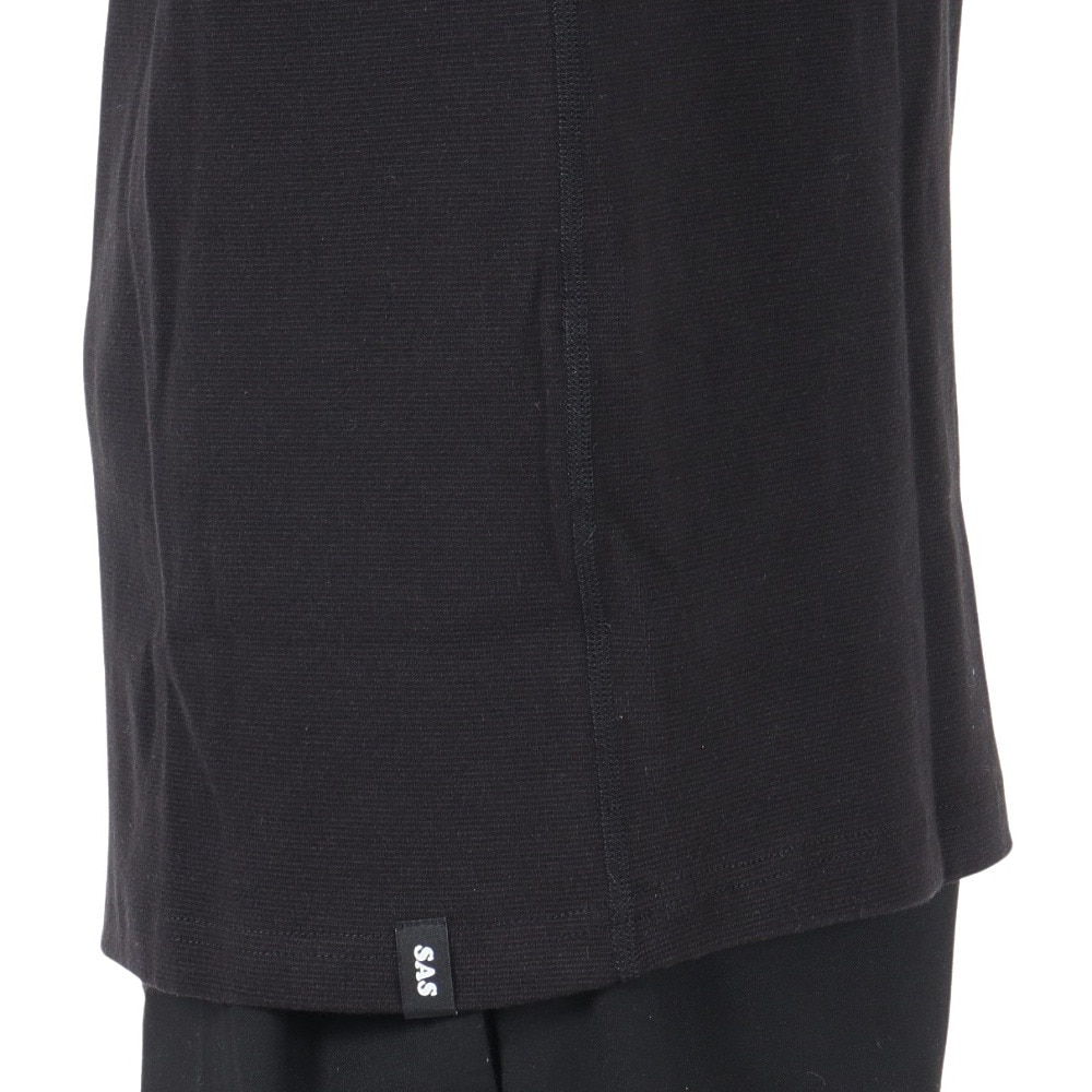 エスエーエス（S.A.S）（メンズ）半袖Tシャツ メンズ スーパーヘビーリップル SAS2247204-17:CHARCOAL
