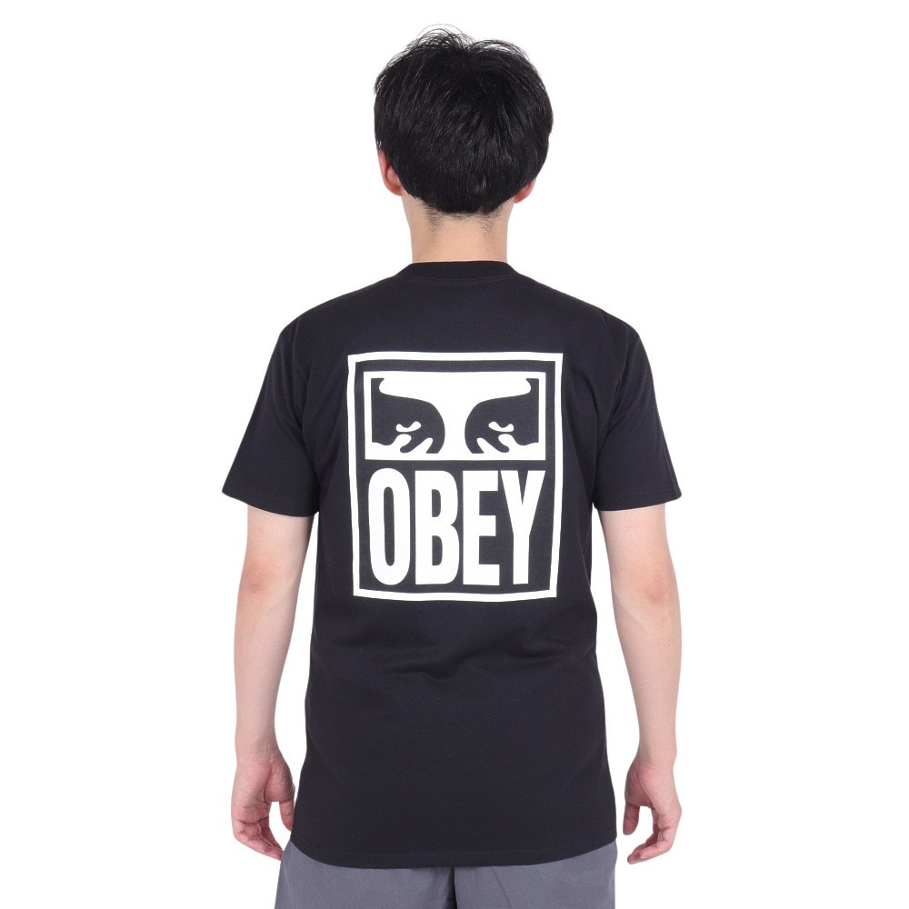 オベイ（OBEY）（メンズ）半袖Tシャツ メンズ OBEY EYES ICON 2 CLASSIC 165262142BLKO23P