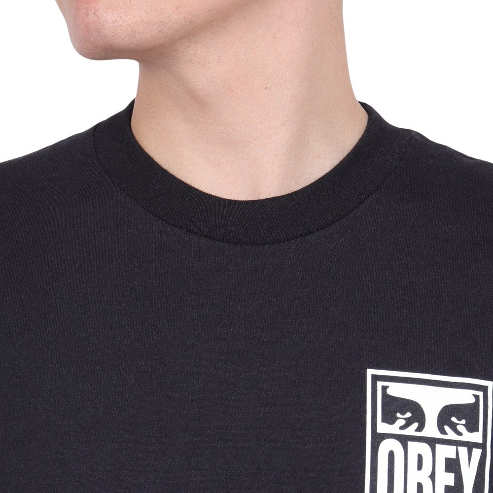 オベイ（OBEY）（メンズ）半袖Tシャツ メンズ OBEY EYES ICON 2 CLASSIC 165262142BLKO23P