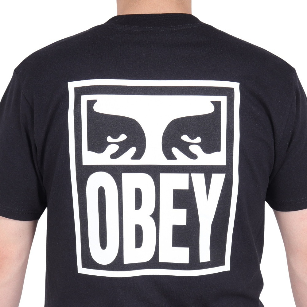 オベイ（OBEY）（メンズ）半袖Tシャツ メンズ OBEY EYES ICON 2 CLASSIC 165262142BLKO23P