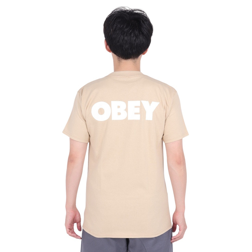 オベイ（OBEY）（メンズ）半袖Tシャツ メンズ BOLD OBEY 2 165263016SANO23P