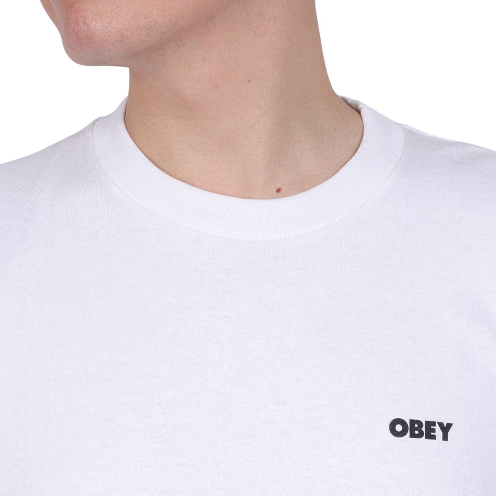 オベイ（OBEY）（メンズ）半袖Tシャツ メンズ BOLD OBEY 2 165263016WHTO23P