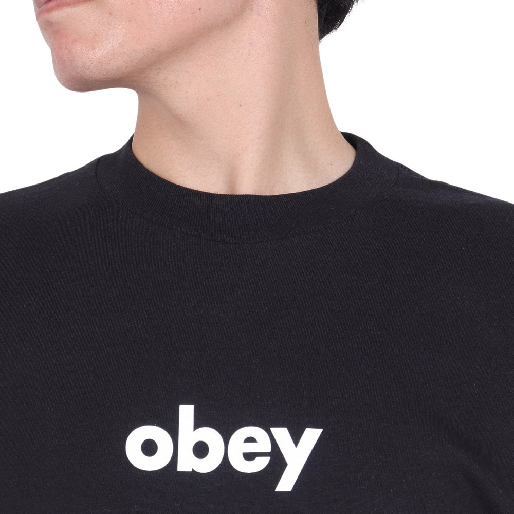 オベイ（OBEY）（メンズ）半袖Tシャツ メンズ LOWER CASE 2 CLASSIC 165263411BLKO23P