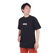 オベイ（OBEY）（メンズ）半袖Tシャツ メンズ LOWER CASE 2 CLASSIC 165263411BLKO23P