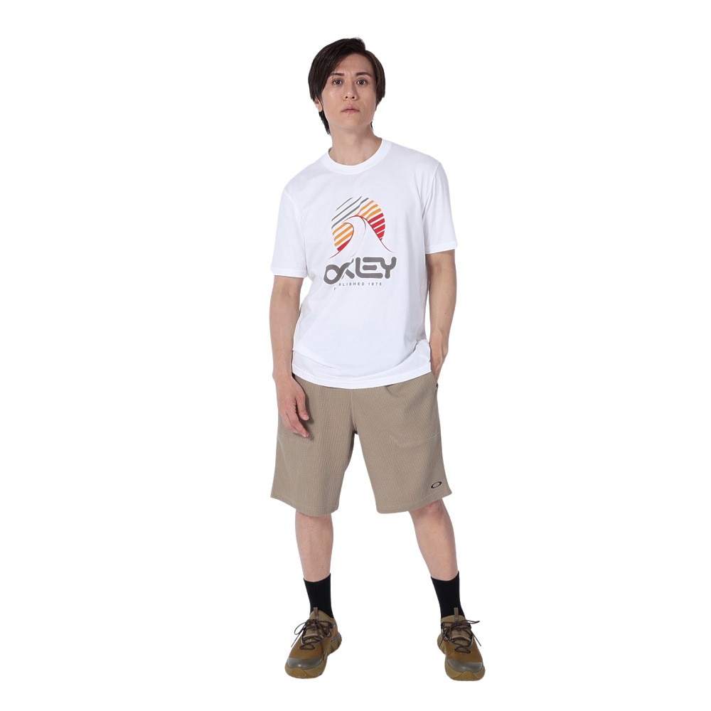 オークリー（OAKLEY）（メンズ）Tシャツ メンズ One Wave B1B FOA404436-100