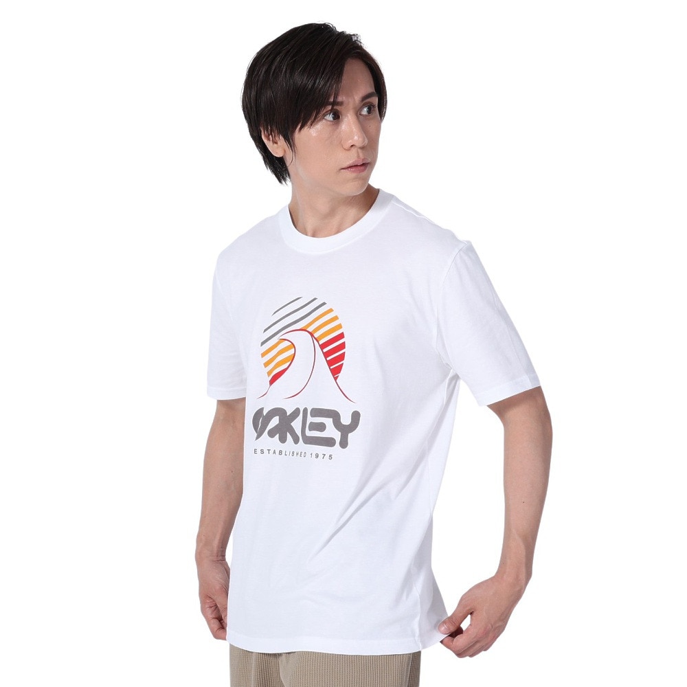 オークリー（OAKLEY）（メンズ）Tシャツ メンズ One Wave B1B FOA404436-100