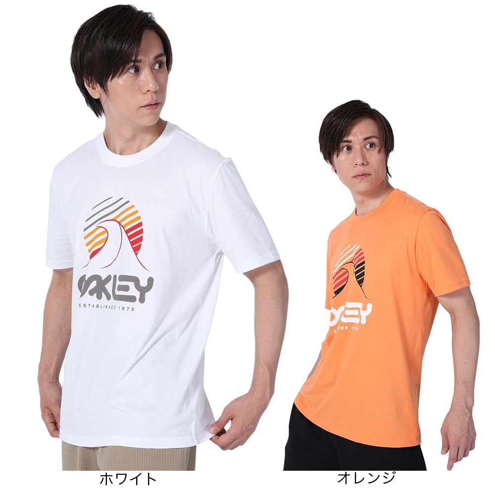 オークリー（OAKLEY）（メンズ）Tシャツ メンズ One Wave B1B FOA404436-100