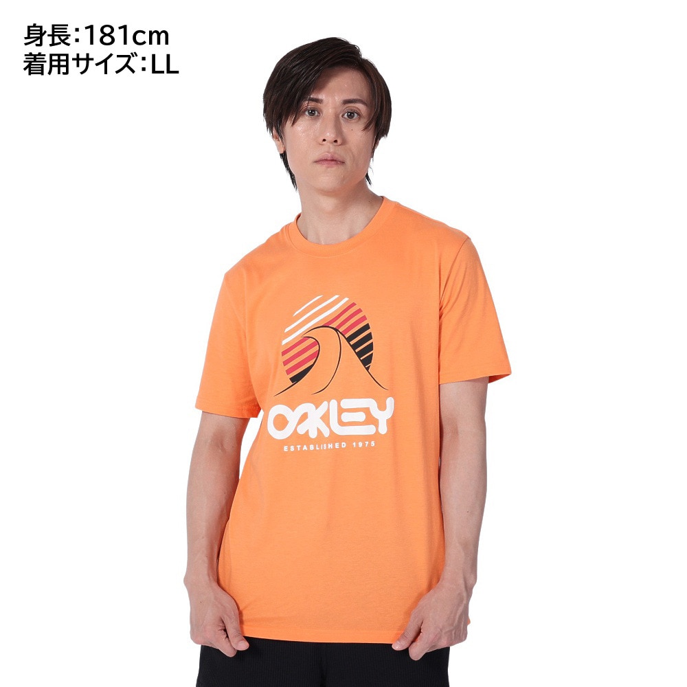 オークリー（OAKLEY）（メンズ）Tシャツ メンズ One Wave B1B FOA404436-73K