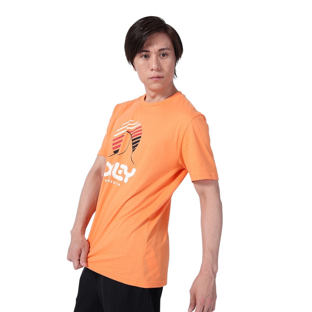 オークリー（OAKLEY）（メンズ）Tシャツ メンズ One Wave B1B FOA404436-73K