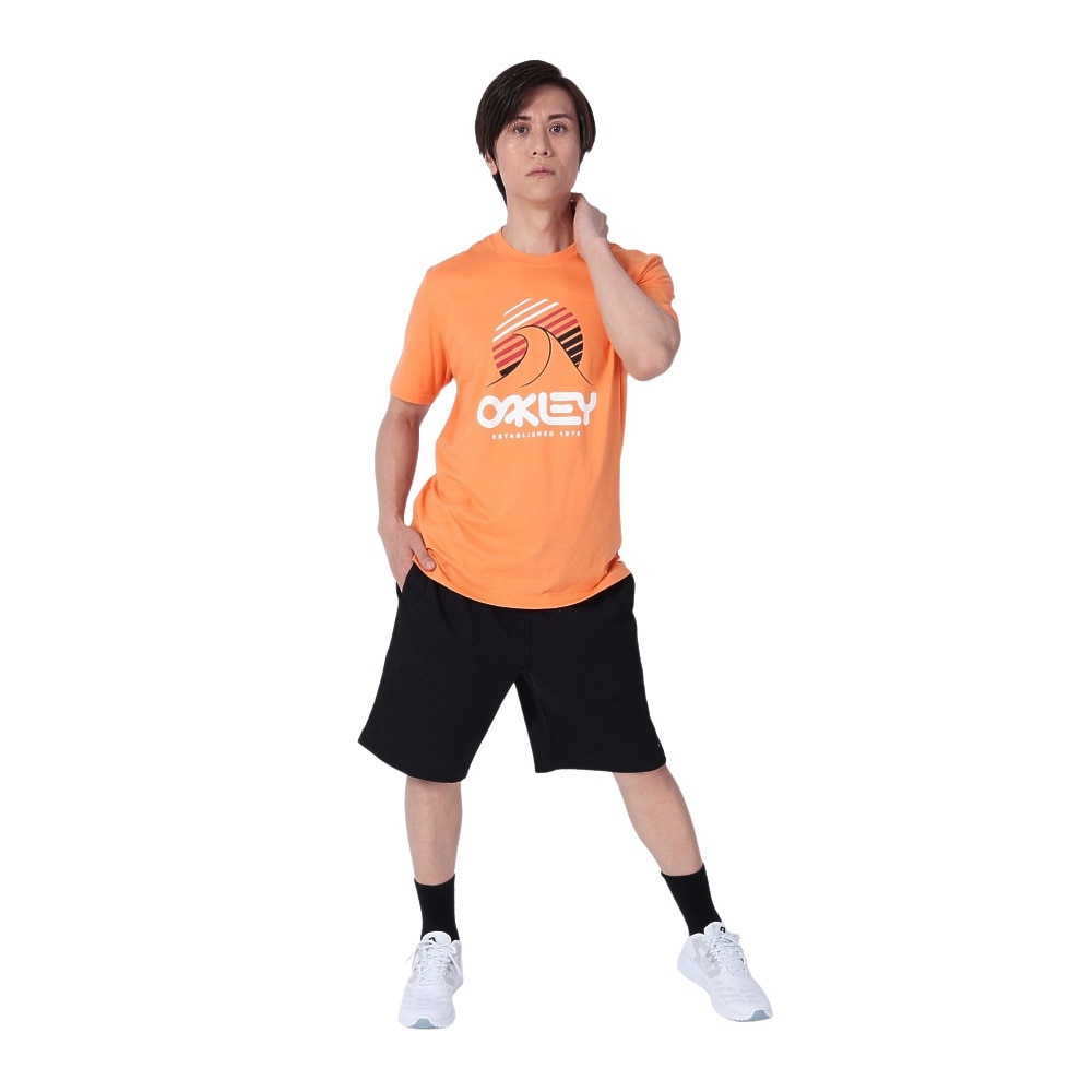 オークリー（OAKLEY）（メンズ）Tシャツ メンズ One Wave B1B FOA404436-73K