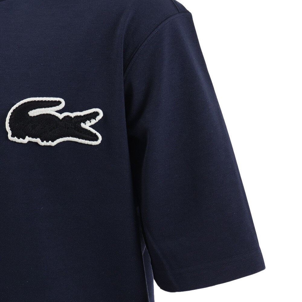 ラコステ（LACOSTE）（メンズ）半袖Tシャツ メンズ オーバーサイズクロックエンブレム SH058LJ-99-166