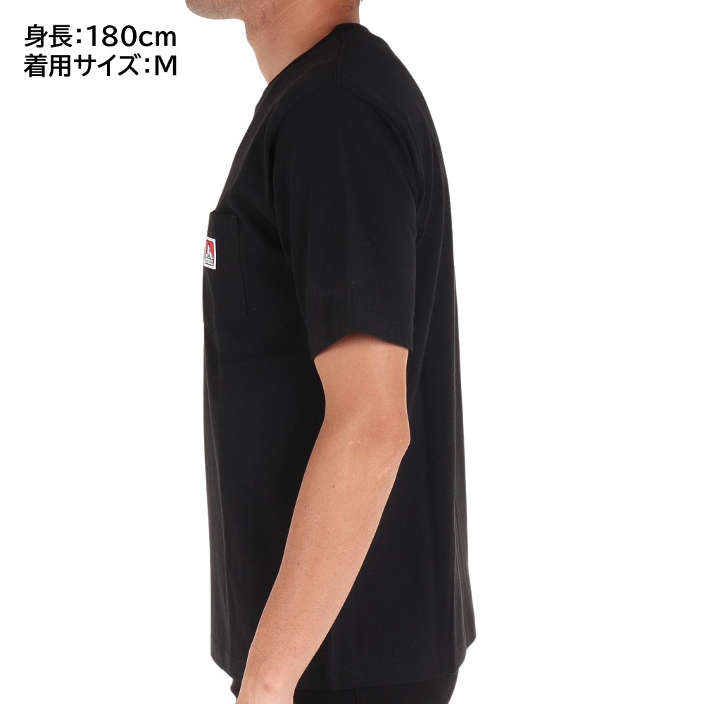 ベンデイビス（BEN DAVIS）（メンズ）半袖シャツ メンズ BENピスポケットTシャツ 23580000-BLK