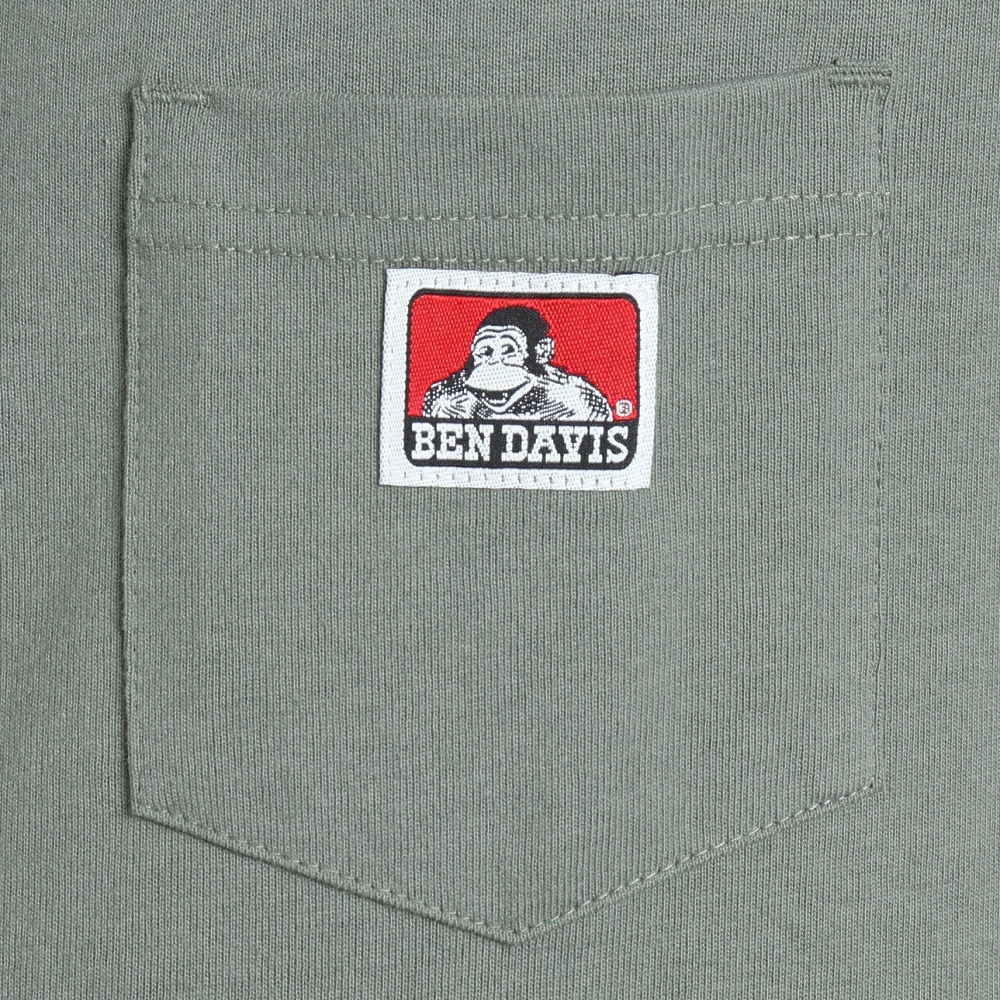 ベンデイビス（BEN DAVIS）（メンズ）半袖シャツ メンズ BENピスポケットTシャツ 23580000-KHK
