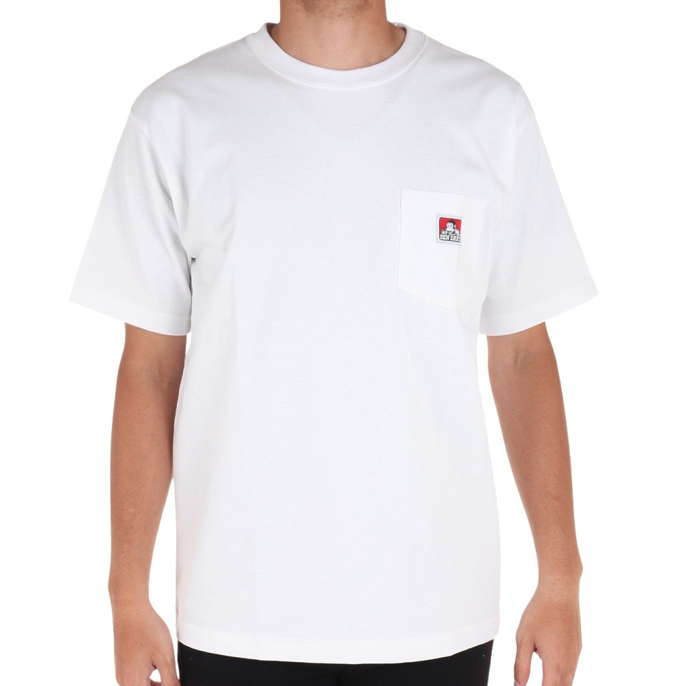 ベンデイビス（BEN DAVIS）（メンズ）半袖シャツ ピスポケットTシャツ 23580000-WHT