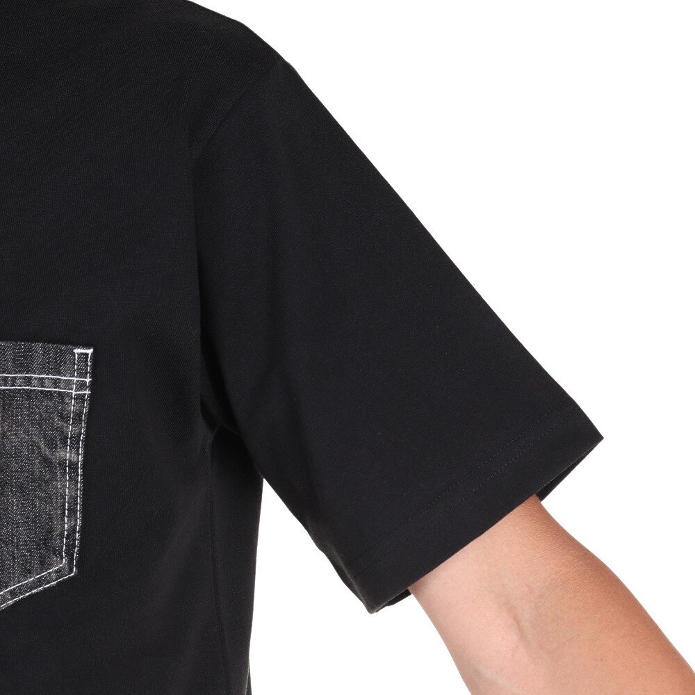 ベンデイビス（BEN DAVIS）（メンズ）半袖シャツ メンズ デニムポケットTシャツ 23580002-BLK