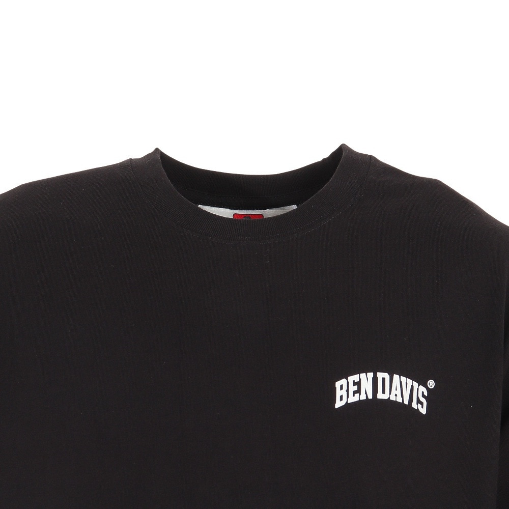 BEN DAVIS（メンズ）半袖Tシャツ メンズ アイコンバックプリント 23580005-BLK