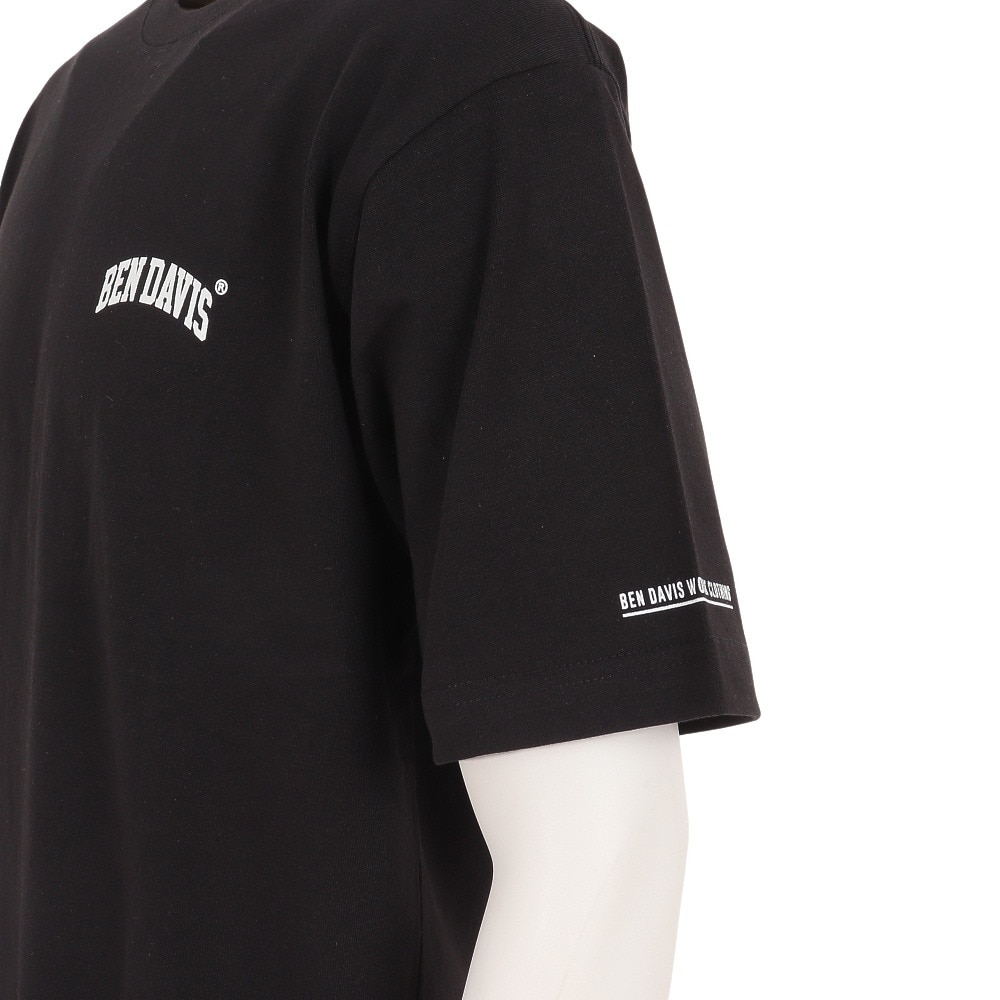 BEN DAVIS（メンズ）半袖Tシャツ メンズ アイコンバックプリント 23580005-BLK