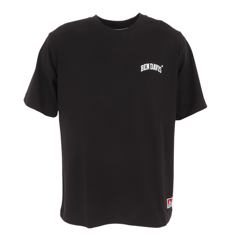 BEN DAVIS（メンズ）半袖Tシャツ メンズ アイコンバックプリント 23580005-BLK