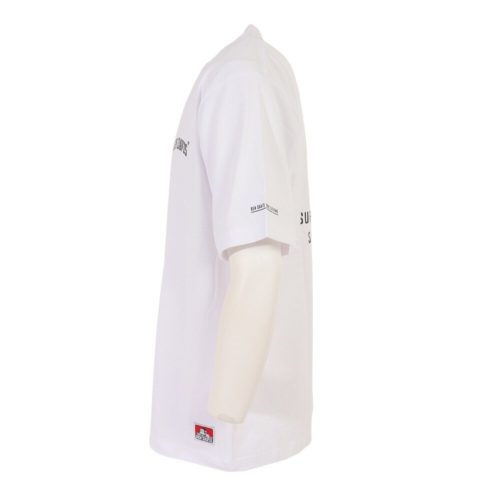 BEN DAVIS（メンズ）半袖Tシャツ メンズ アイコンバックプリント 23580005-WHT