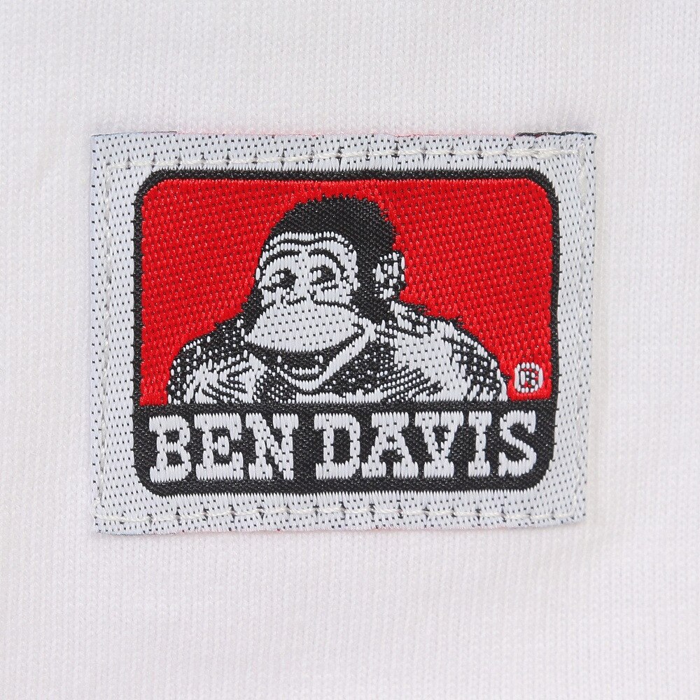 BEN DAVIS（メンズ）半袖Tシャツ メンズ アイコンバックプリント 23580005-WHT