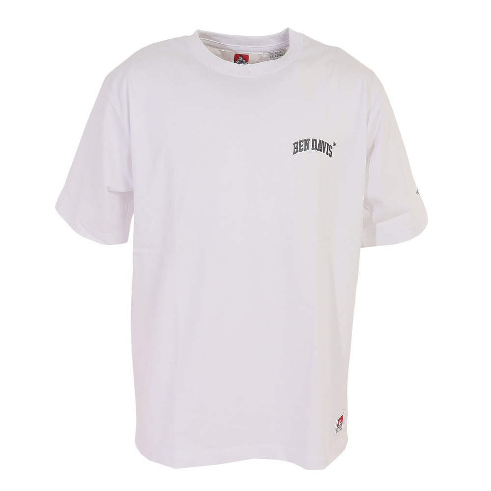 BEN DAVIS（メンズ）半袖Tシャツ メンズ アイコンバックプリント 23580005-WHT