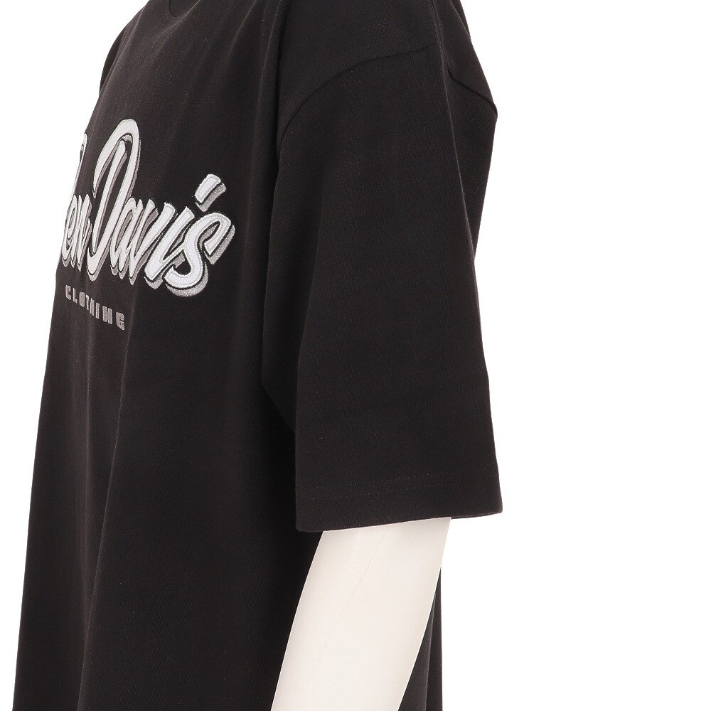 ベンデイビス（BEN DAVIS）（メンズ）半袖Tシャツ メンズ スクリプトパッチ 23580009-BLK
