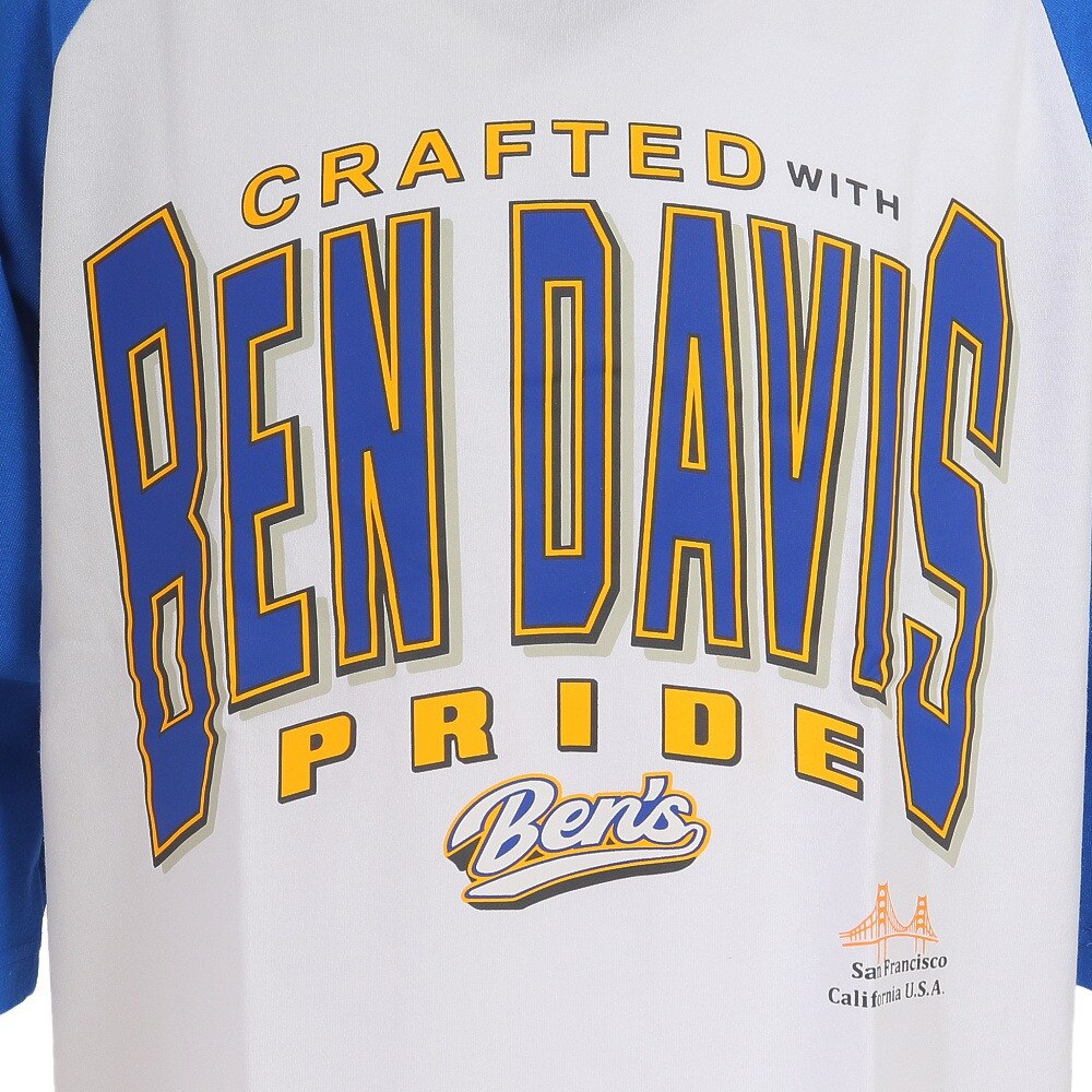 ベンデイビス（BEN DAVIS）（メンズ）半袖Tシャツ メンズ ラグラン 23580011-BLU