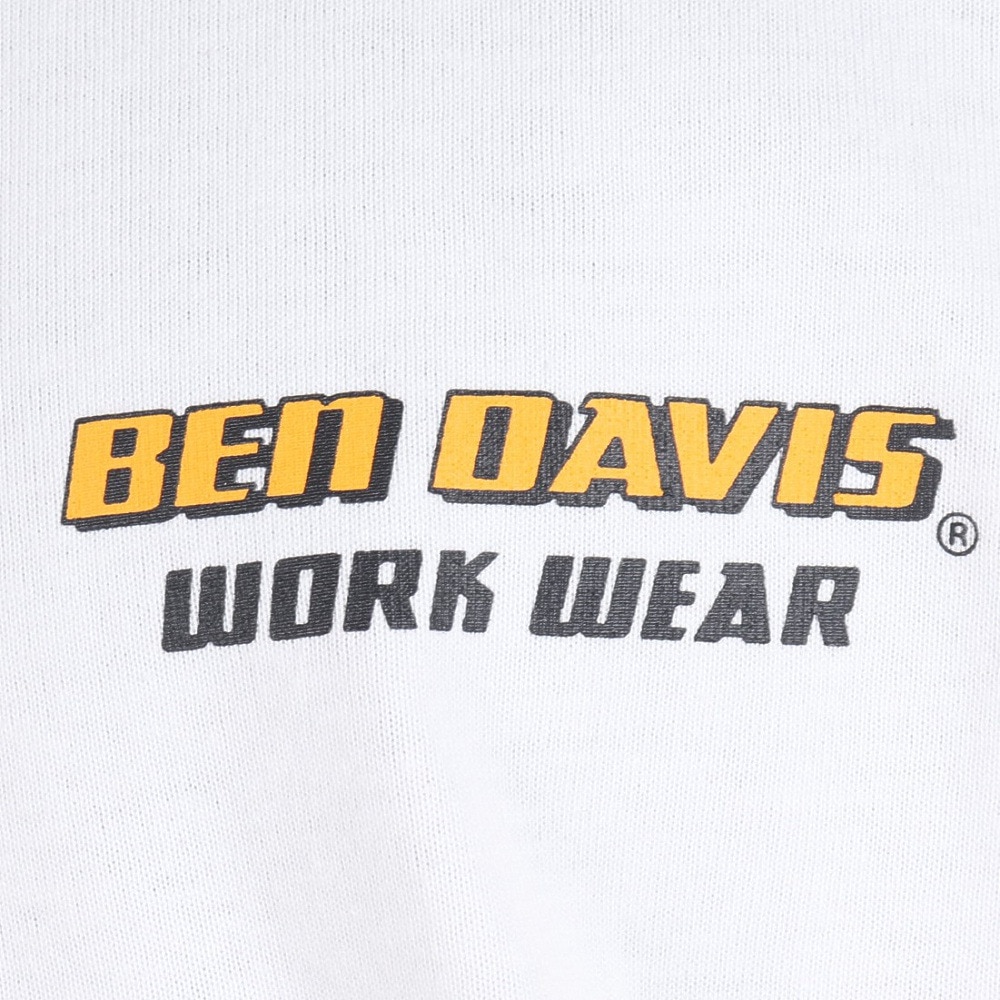 ベンデイビス（BEN DAVIS）（メンズ）半袖Tシャツ メンズ ツールフォト 23580023-WHT