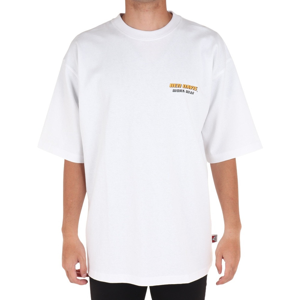 ベンデイビス（BEN DAVIS）（メンズ）半袖Tシャツ メンズ ツールフォト 23580023-WHT