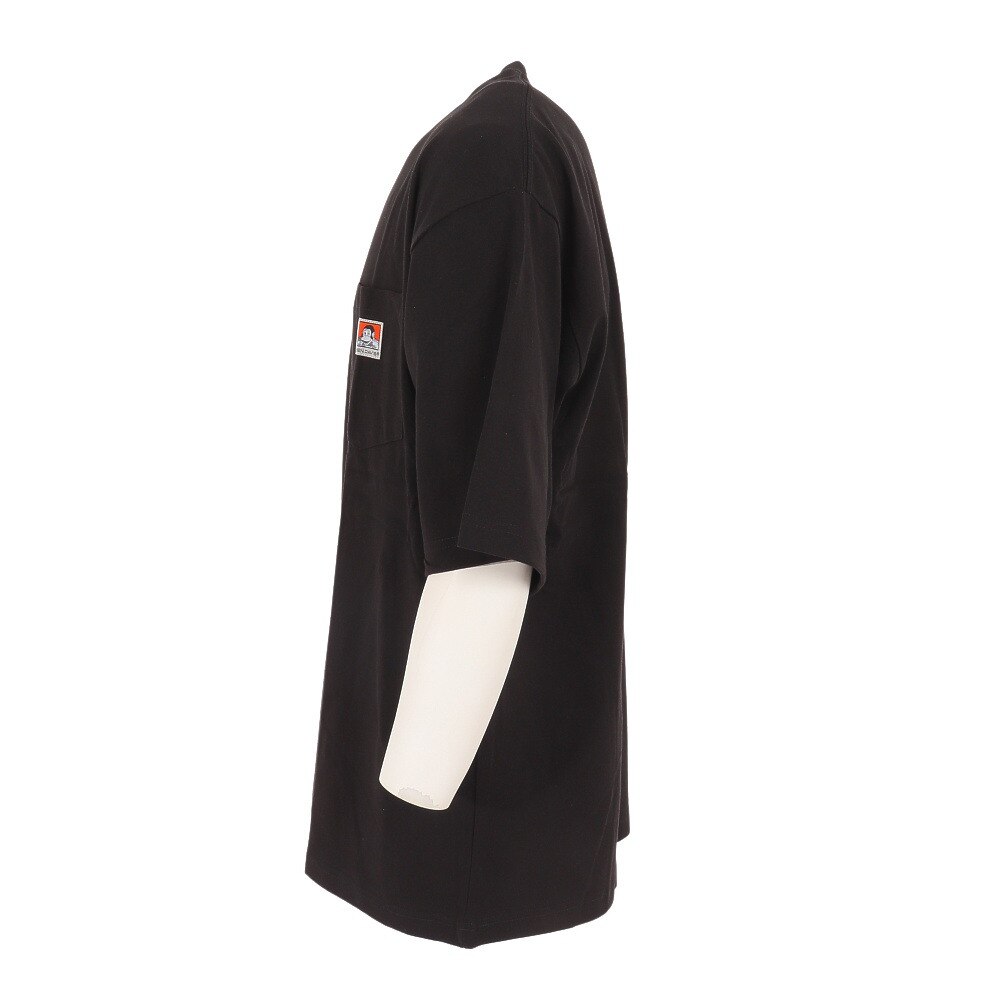 BEN DAVIS（メンズ）半袖Tシャツ メンズ ビッグシルエット ワンポイント 2580000-BLK23