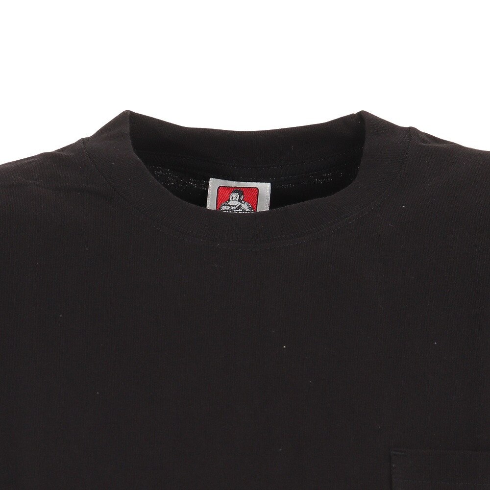 BEN DAVIS（メンズ）半袖Tシャツ メンズ ビッグシルエット ワンポイント 2580000-BLK23
