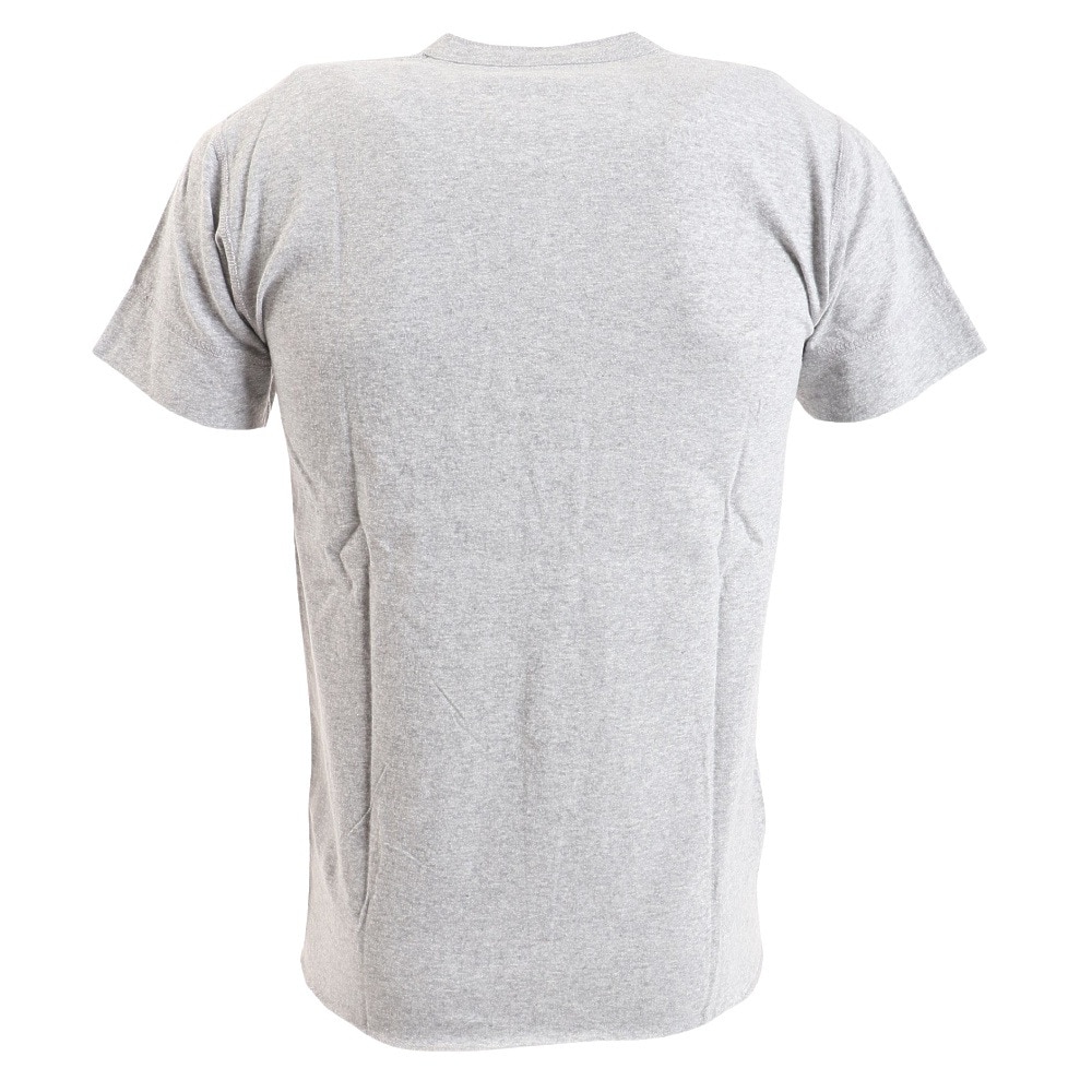 ヘルスニット（Healthknit）（メンズ）半袖Tシャツ メンズ 天竺 ヘンリーネック 906S HGRY
