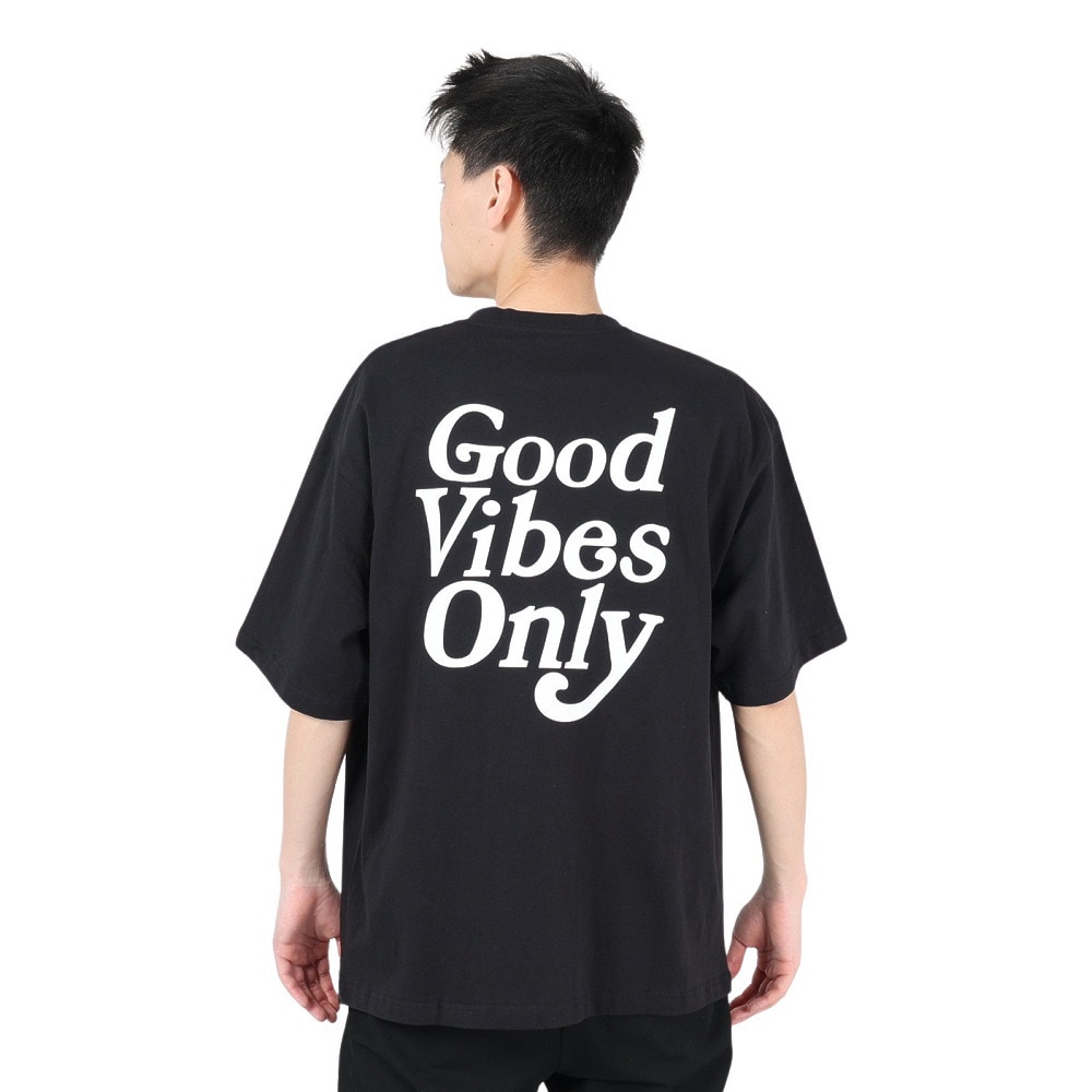 リーフ（REEF）（メンズ）半袖Tシャツ メンズ GOOD VIBES ONLY RFTEM2304-BLK
