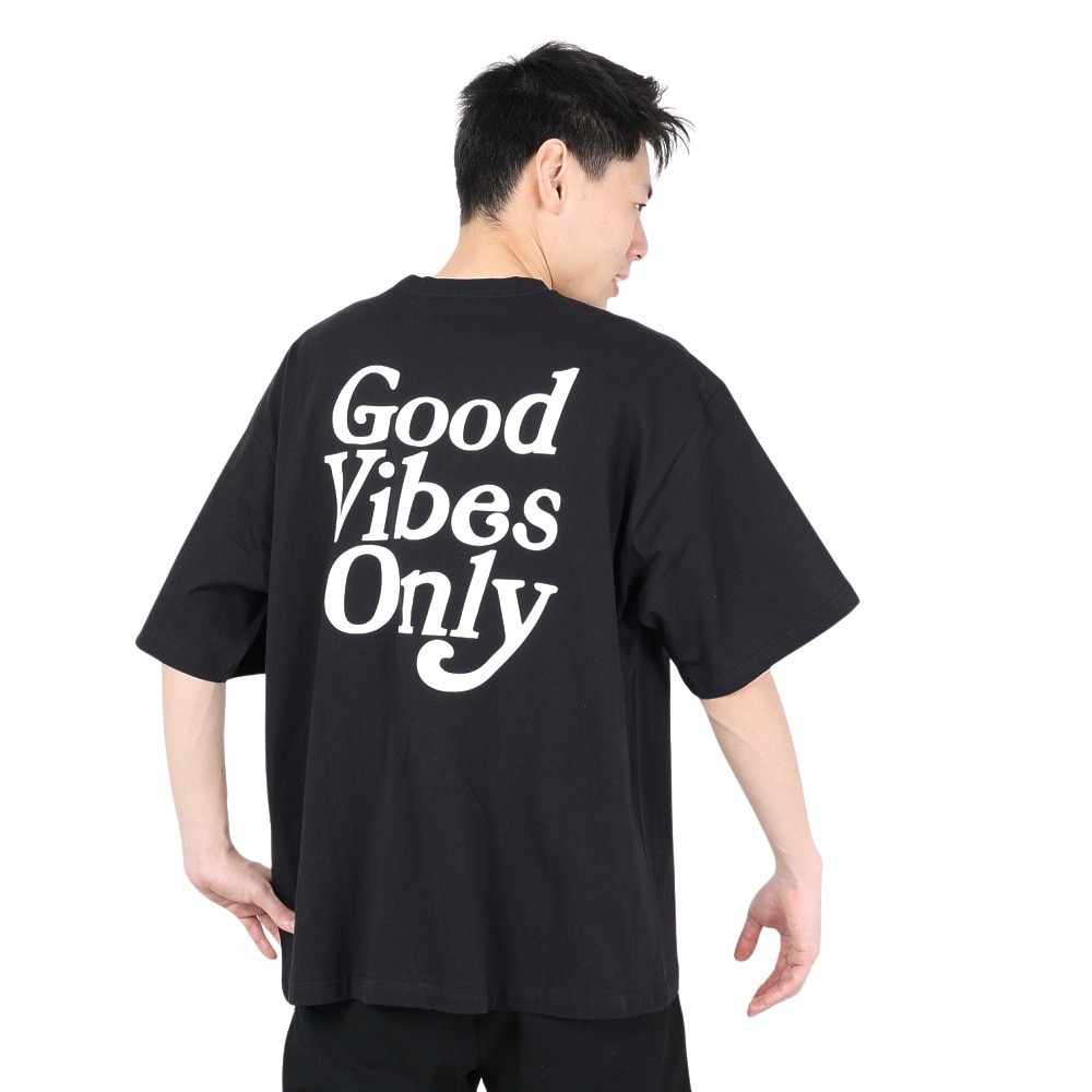 リーフ（REEF）（メンズ）半袖Tシャツ メンズ GOOD VIBES ONLY RFTEM2304-BLK