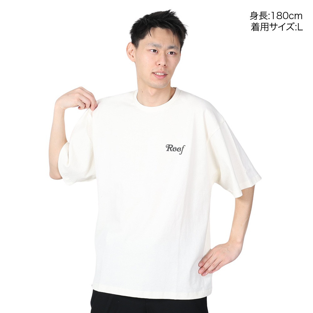 リーフ（REEF）（メンズ）半袖Tシャツ メンズ GOOD VIBES ONLY RFTEM2304-O.WHT