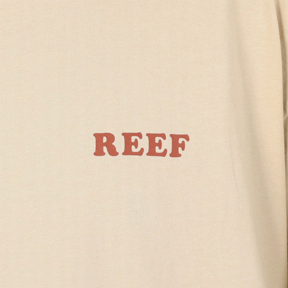 リーフ（REEF）（メンズ）半袖Tシャツ ベージュ メンズ PINEAPPLE RFTEM2305-BEG 無地 ワンポイント