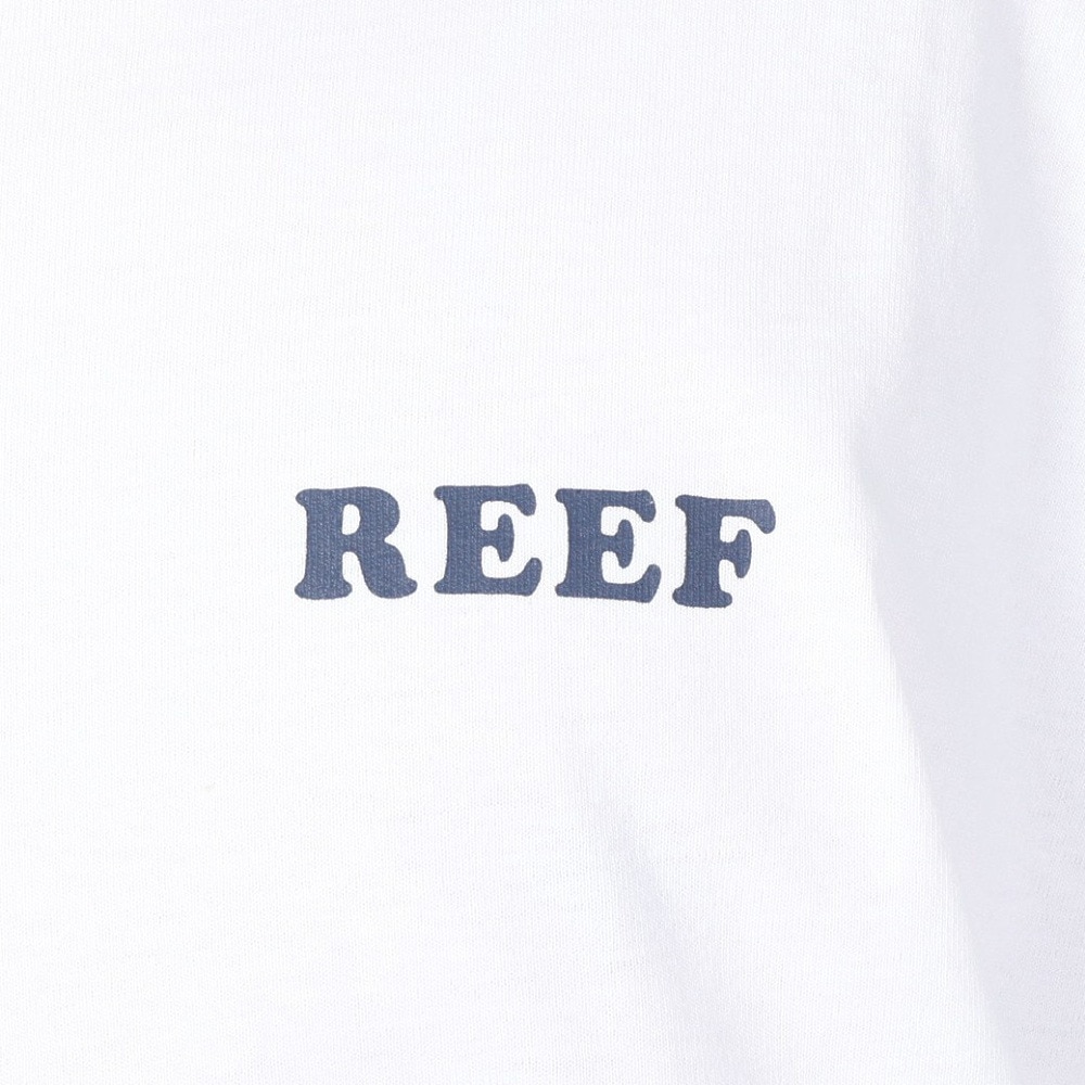 リーフ（REEF）（メンズ）半袖Tシャツ 白 ホワイト メンズ PINEAPPLE RFTEM2305-WHT 無地 ワンポイント
