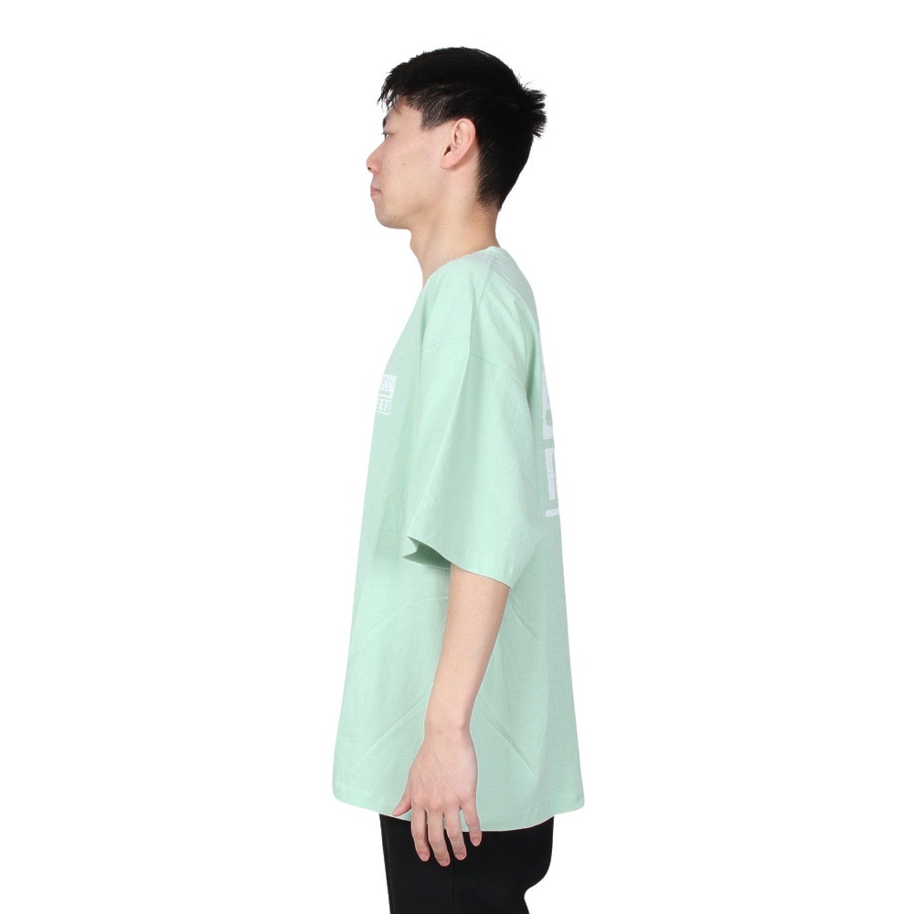 リーフ（REEF）（メンズ）半袖Tシャツ メンズ SQUARE LOGO RFTEM2306-GRN