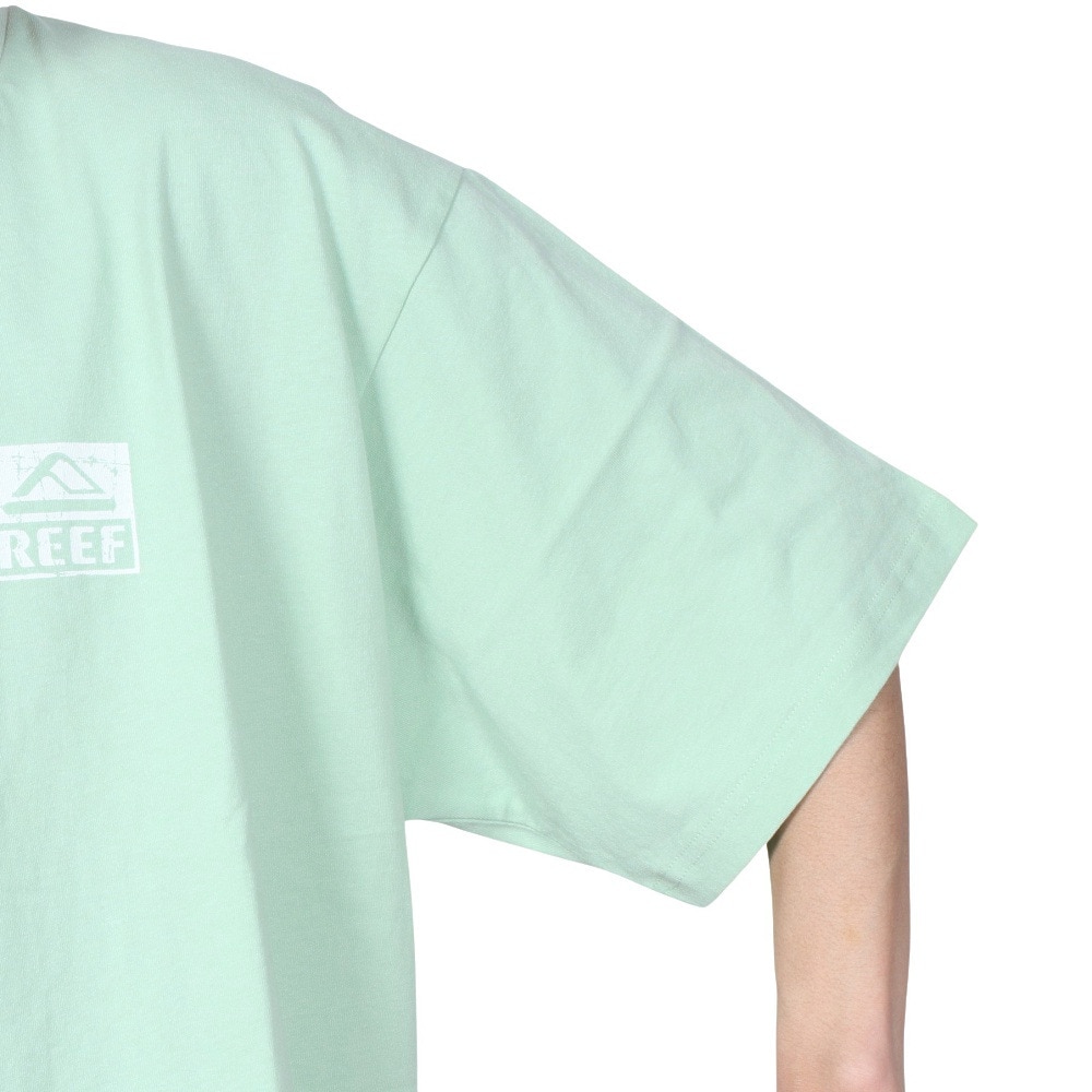 リーフ（REEF）（メンズ）半袖Tシャツ メンズ SQUARE LOGO RFTEM2306-GRN