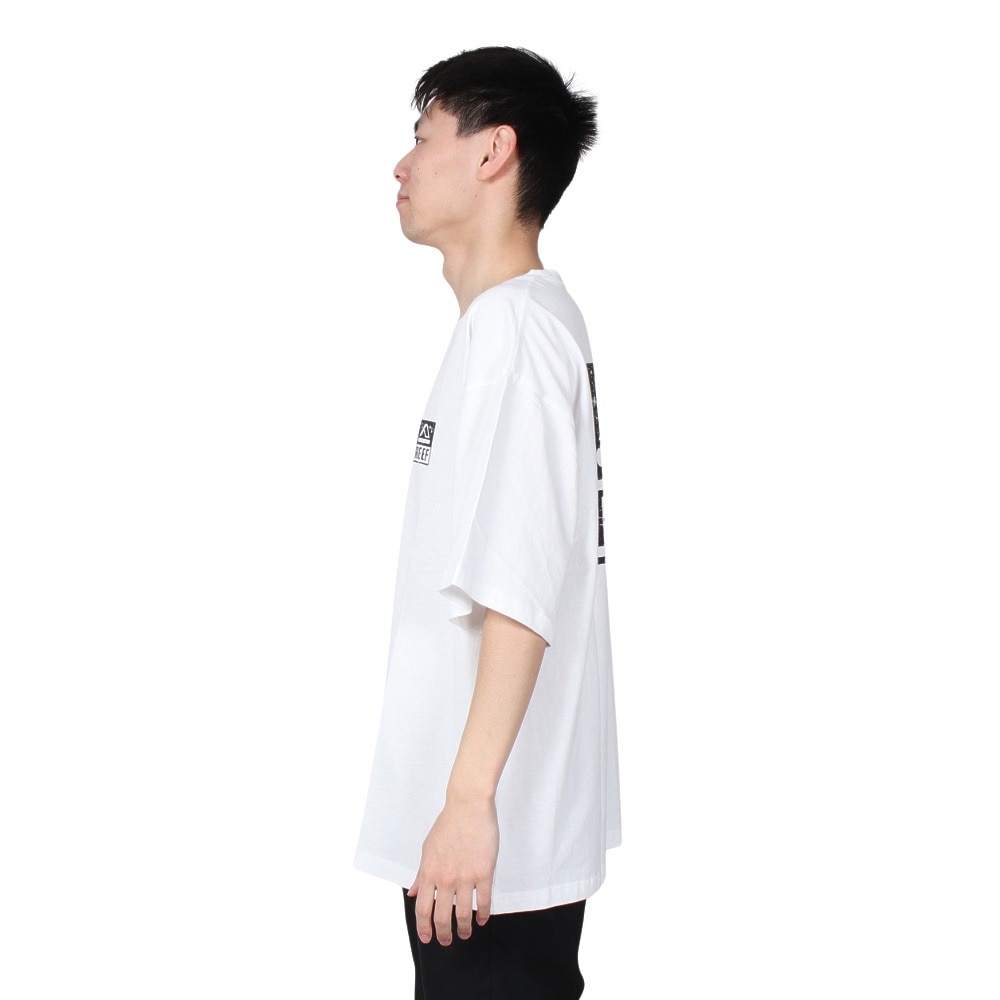 リーフ（REEF）（メンズ）半袖Tシャツ メンズ SQUARE LOGO RFTEM2306-WHT
