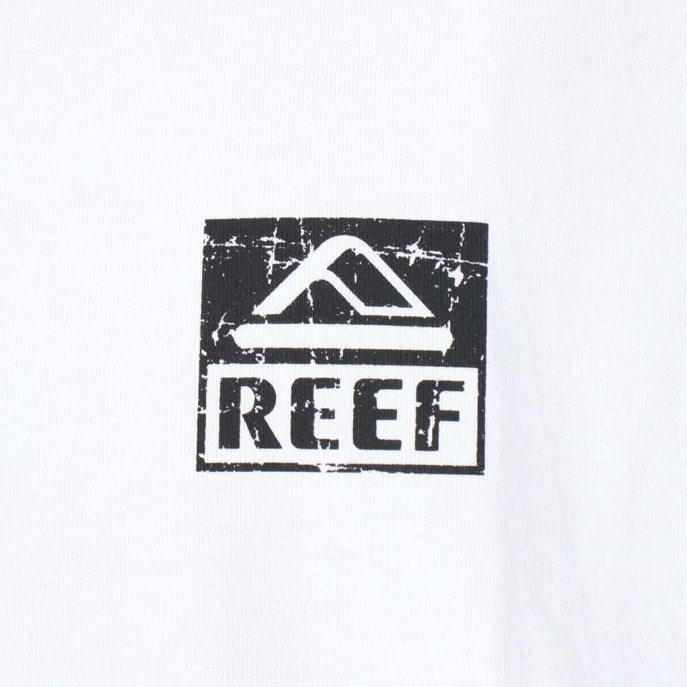 リーフ（REEF）（メンズ）半袖Tシャツ メンズ SQUARE LOGO RFTEM2306-WHT