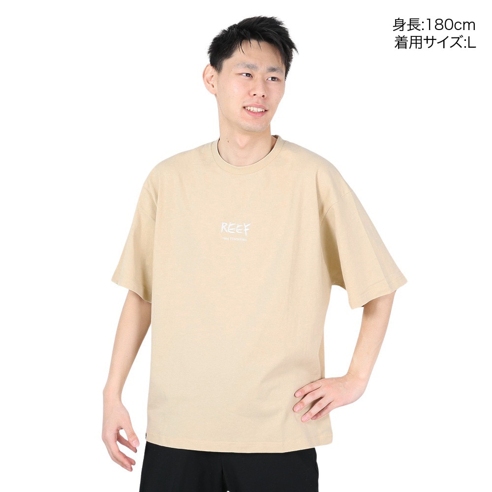 リーフ（REEF）（メンズ）半袖Tシャツ メンズ VIBE PHOTO RFTEM2308-BEG