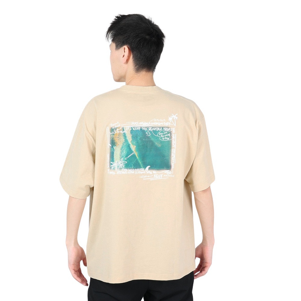 リーフ（REEF）（メンズ）半袖Tシャツ メンズ VIBE PHOTO RFTEM2308-BEG
