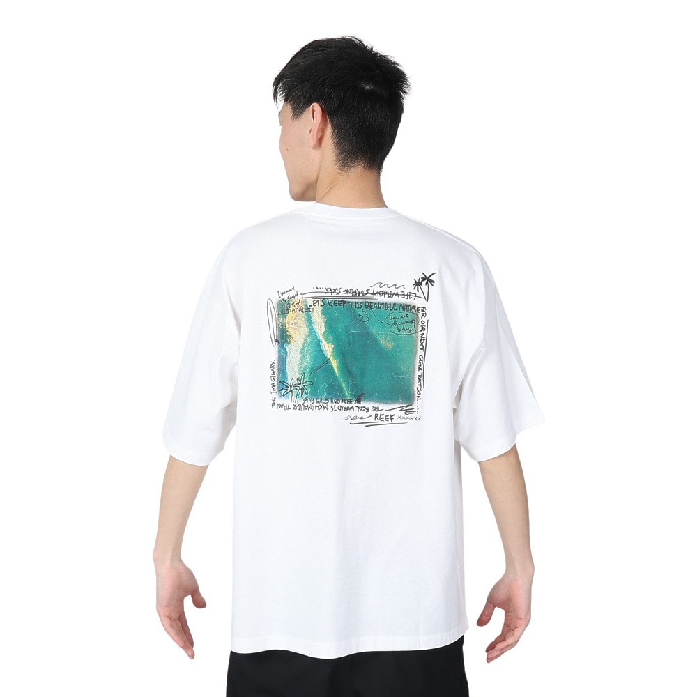 リーフ（REEF）（メンズ）半袖Tシャツ メンズ VIBE PHOTO RFTEM2308-WHT