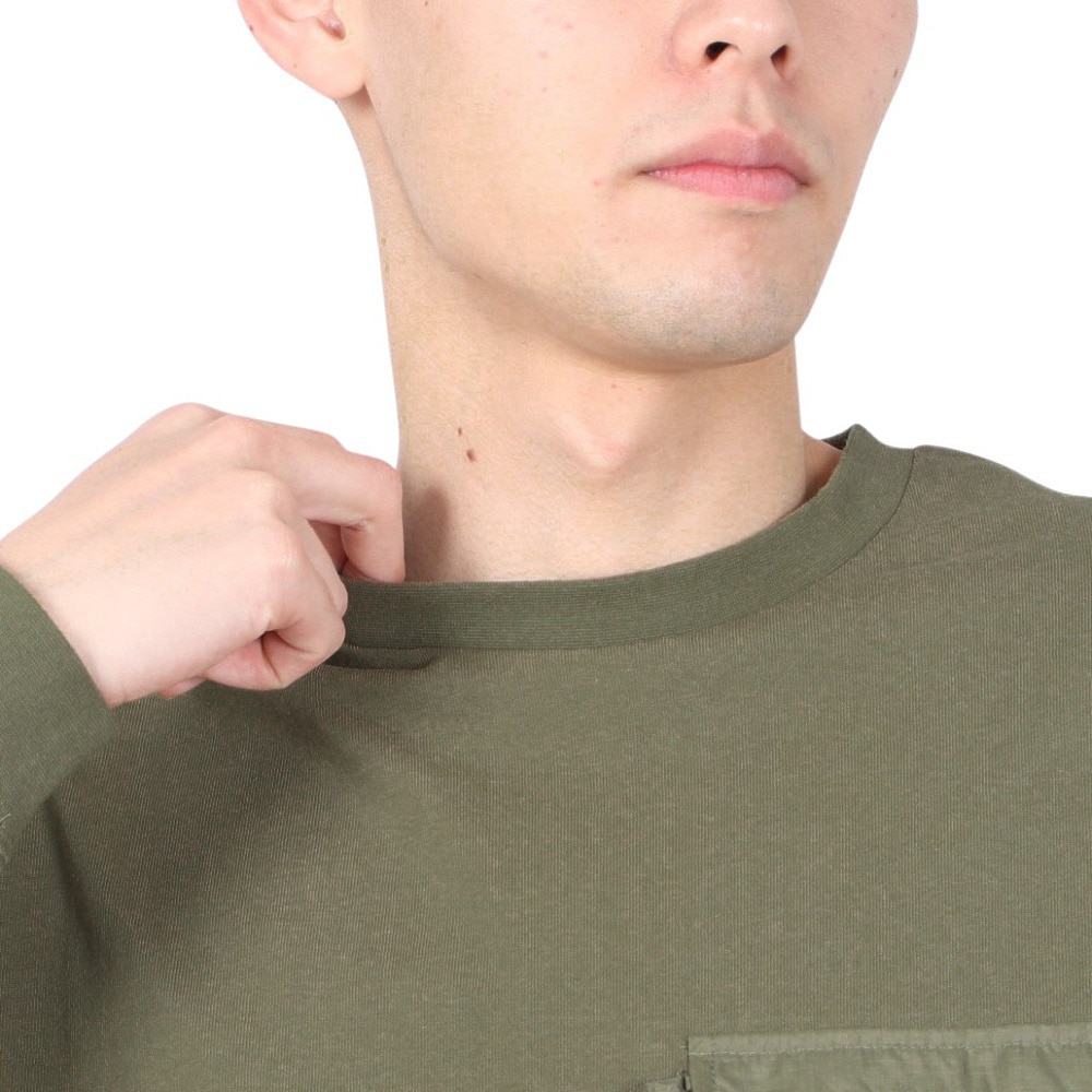 リーフ（REEF）（メンズ）長袖Tシャツ メンズ ポケット ロングスリーブ RFTEM2310-OLV
